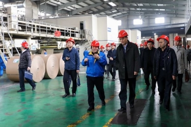 国家邮政局赵民一行莅临澳门太阳成城调研快递包装绿色治理试点工作