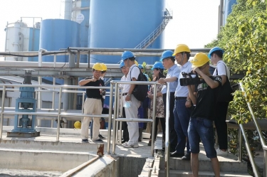 浙江省生态环境厅一行到莅临澳门太阳成城考察指导